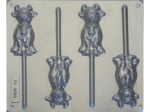 Cow Chocolate Mould 4 Cavity