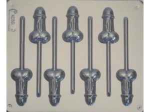 PENIS, WILLY, HEN NIGHT CHOCOLATE LOLLIPOP MOULD.
